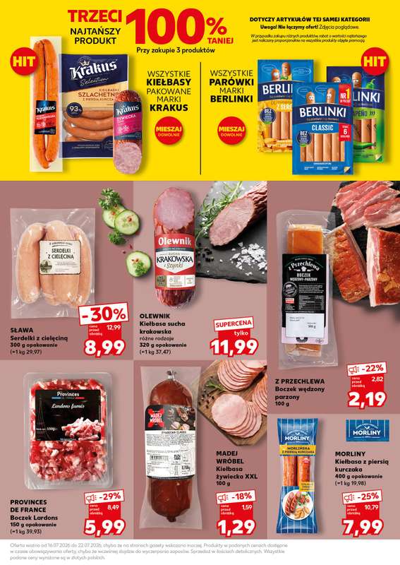 Kaufland - gazetka promocyjna Oferta Kaufland - SUPER SOBOTA od soboty 18.07 do soboty 18.07 - strona 19