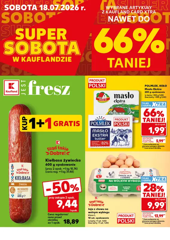 Kaufland - gazetka promocyjna Oferta Kaufland - SUPER SOBOTA od soboty 18.07 do soboty 18.07 - strona 2
