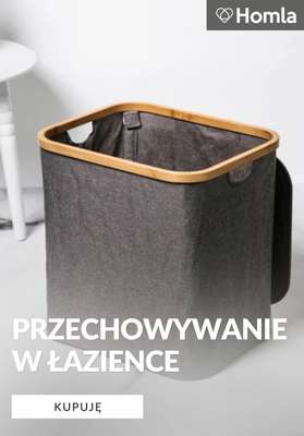 Homla - gazetka promocyjna Przechowywanie w łazience od piątku 17.07 