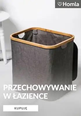 Homla - gazetka promocyjna Przechowywanie w łazience od piątku 17.07 