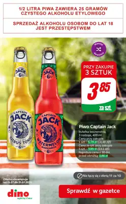 Dino - gazetka promocyjna Super oferty na PIWO od piątku 17.07 do wtorku 21.07 - strona 7