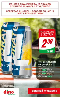 Dino - gazetka promocyjna Super oferty na PIWO od piątku 17.07 do wtorku 21.07 - strona 5