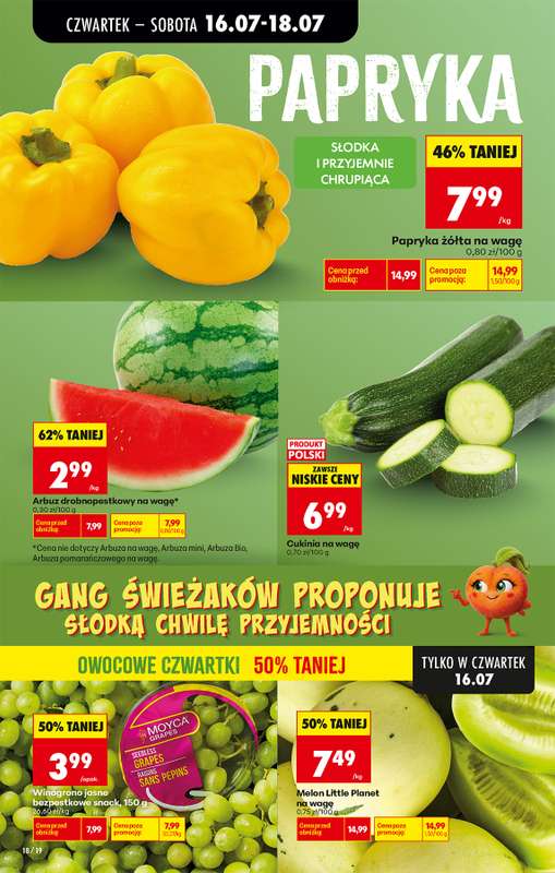 Biedronka - gazetka promocyjna Od czwartku, Z ladą tradycyjną od czwartku 16.07 do środy 22.07 - strona 24