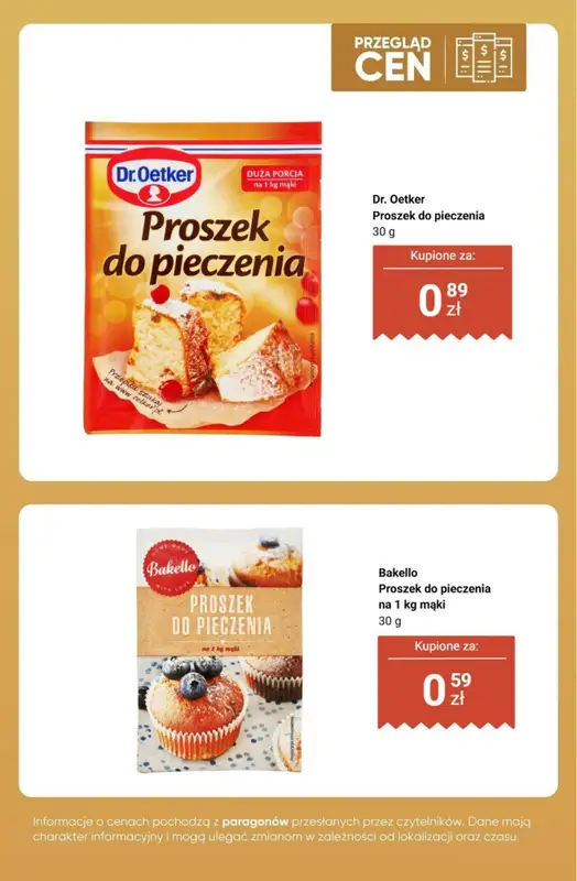 Biedronka - gazetka promocyjna Produkty do wypieków - przegląd cen   - strona 2