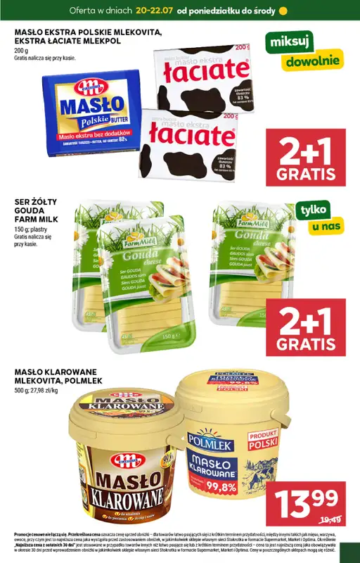 Stokrotka - gazetka promocyjna Hity na start od poniedziałku 20.07 do środy 22.07 - strona 3