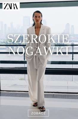 Zara - gazetka promocyjna Spodnie z szeroką nogawką od czwartku 16.07 