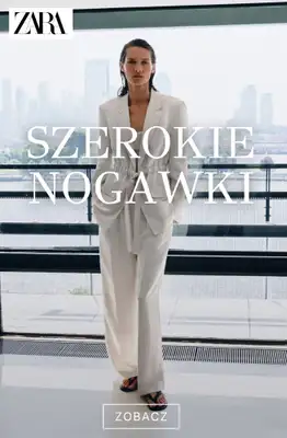 Zara - gazetka promocyjna Spodnie z szeroką nogawką od czwartku 16.07 