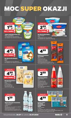 Netto - gazetka promocyjna Gazetka Spożywcza od poniedziałku 20.07 do soboty 25.07 - strona 5