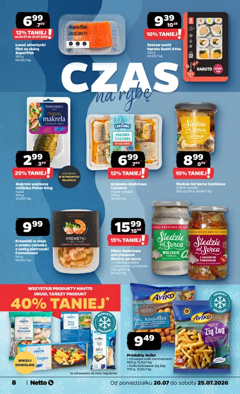 Netto - gazetka promocyjna Gazetka Spożywcza od poniedziałku 20.07 do soboty 25.07 - strona 8