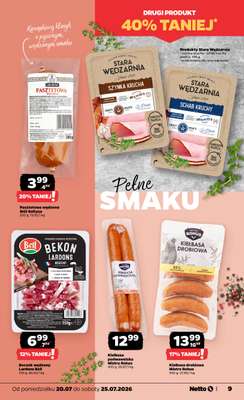 Netto - gazetka promocyjna Gazetka Spożywcza od poniedziałku 20.07 do soboty 25.07 - strona 9