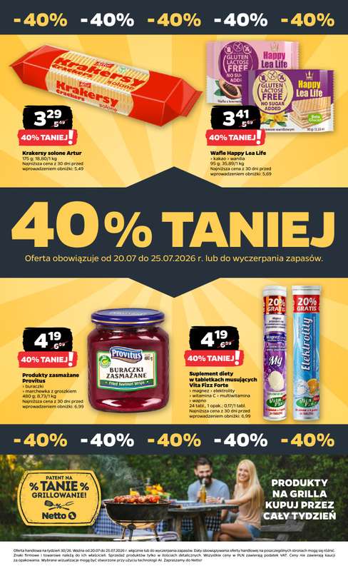 Netto - gazetka promocyjna Gazetka Spożywcza od poniedziałku 20.07 do soboty 25.07 - strona 32