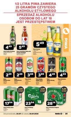 Netto - gazetka promocyjna Gazetka Spożywcza od poniedziałku 20.07 do soboty 25.07 - strona 25