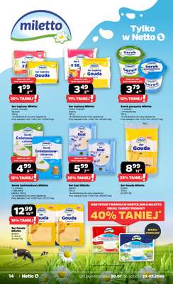 Netto - gazetka promocyjna Gazetka Spożywcza od poniedziałku 20.07 do soboty 25.07 - strona 14