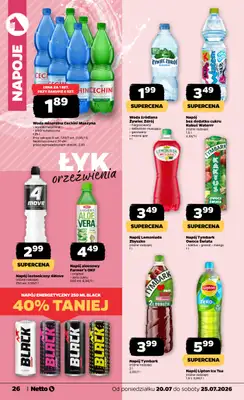 Netto - gazetka promocyjna Gazetka Spożywcza od poniedziałku 20.07 do soboty 25.07 - strona 26