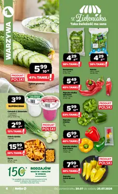 Netto - gazetka promocyjna Gazetka Spożywcza od poniedziałku 20.07 do soboty 25.07 - strona 6