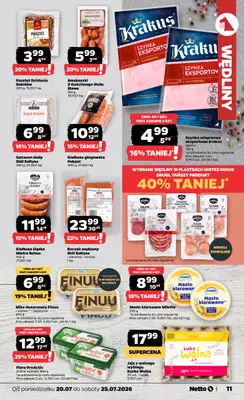 Netto - gazetka promocyjna Gazetka Spożywcza od poniedziałku 20.07 do soboty 25.07 - strona 11