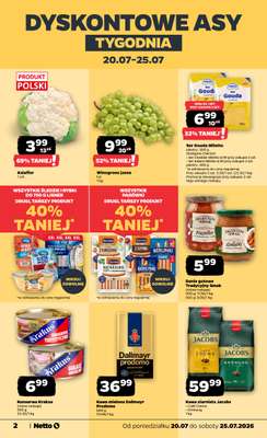 Netto - gazetka promocyjna Gazetka Spożywcza od poniedziałku 20.07 do soboty 25.07 - strona 2