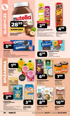 Netto - gazetka promocyjna Gazetka Spożywcza od poniedziałku 20.07 do soboty 25.07 - strona 20