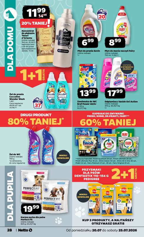 Netto - gazetka promocyjna Gazetka Spożywcza od poniedziałku 20.07 do soboty 25.07 - strona 28