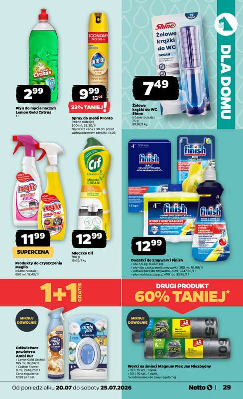 Netto - gazetka promocyjna Gazetka Spożywcza od poniedziałku 20.07 do soboty 25.07 - strona 29