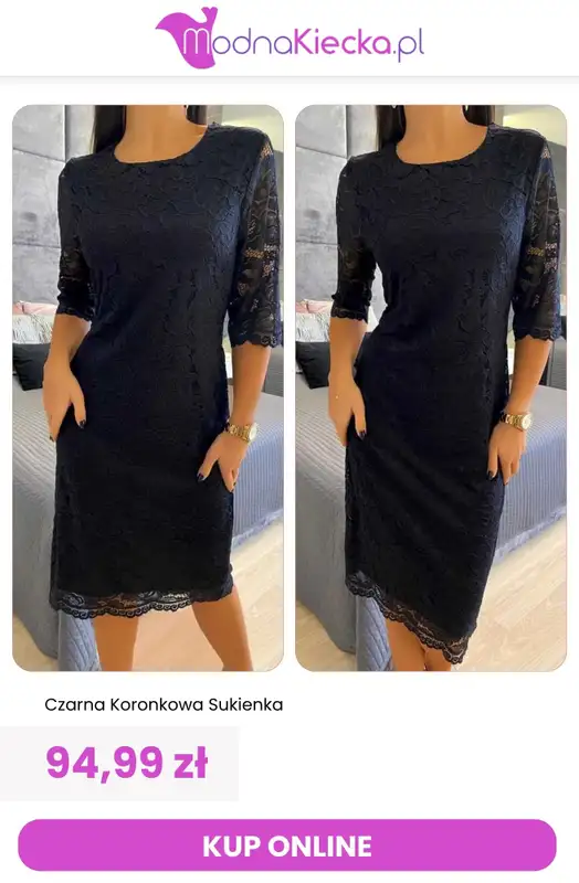 Modna Kiecka - gazetka promocyjna Sukienki koronkowe od czwartku 16.07  - strona 4