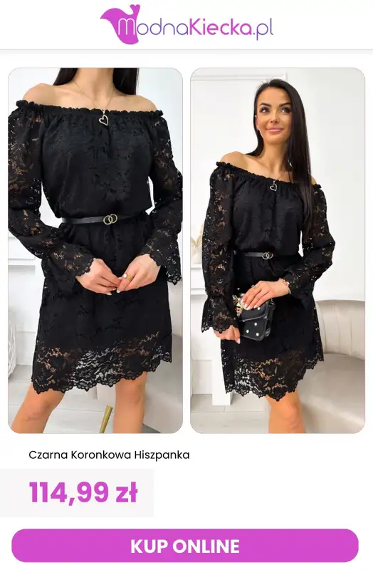 Modna Kiecka - gazetka promocyjna Sukienki koronkowe od czwartku 16.07  - strona 2