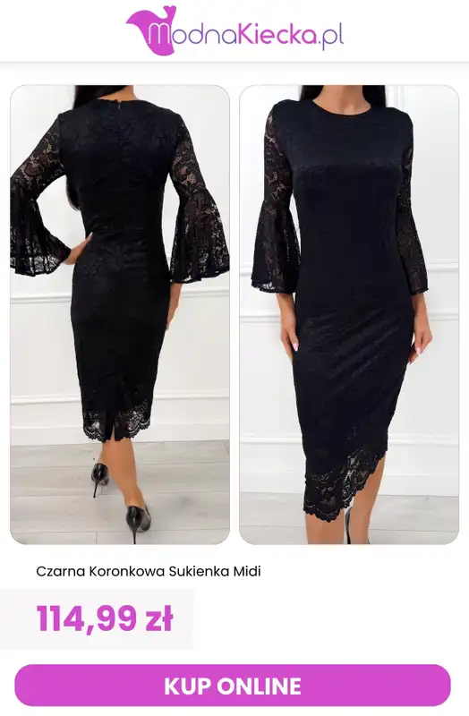 Modna Kiecka - gazetka promocyjna Sukienki koronkowe od czwartku 16.07  - strona 6