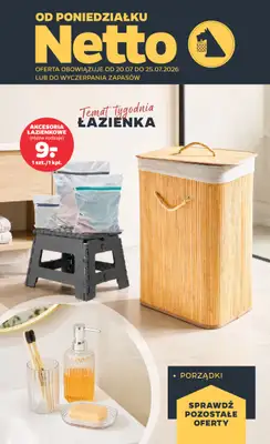 Netto - gazetka promocyjna Inspiracje tygodnia Łazienka od poniedziałku 20.07 do soboty 25.07