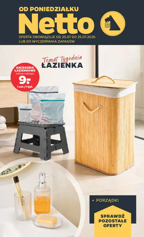 Netto - gazetka promocyjna Inspiracje tygodnia Łazienka  