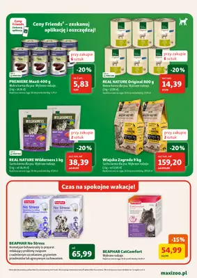 MAXI ZOO - gazetka promocyjna Gazetka  do środy 05.08 - strona 4