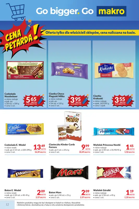 Makro - gazetka promocyjna Mega oferty dla Twojego sklepu od wtorku 21.07 do poniedziałku 03.08 - strona 12