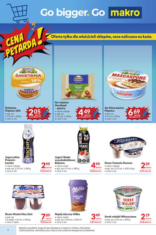 Makro - gazetka promocyjna Mega oferty dla Twojego sklepu od wtorku 21.07 do poniedziałku 03.08 - strona 6