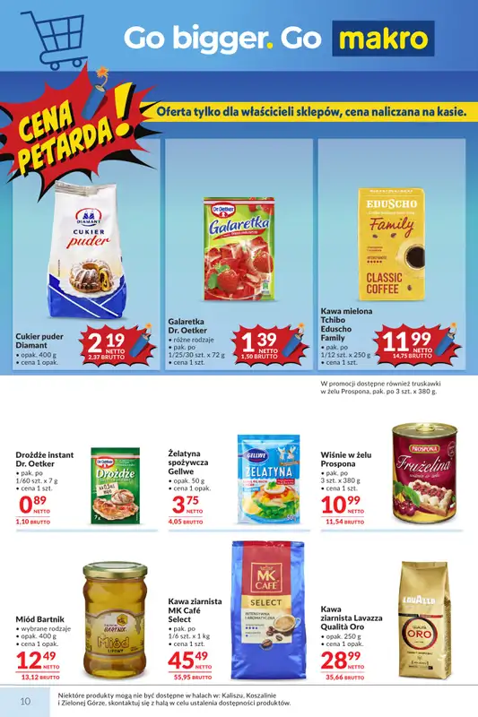 Makro - gazetka promocyjna Mega oferty dla Twojego sklepu od wtorku 21.07 do poniedziałku 03.08 - strona 10