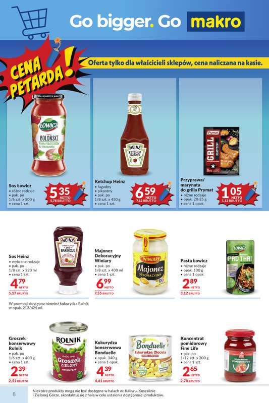 Makro - gazetka promocyjna Mega oferty dla Twojego sklepu od wtorku 21.07 do poniedziałku 03.08 - strona 8