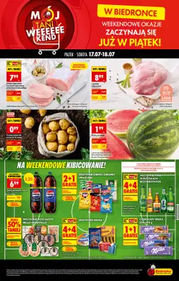 Biedronka - gazetka promocyjna Tani Weekend od piątku 17.07 do soboty 18.07