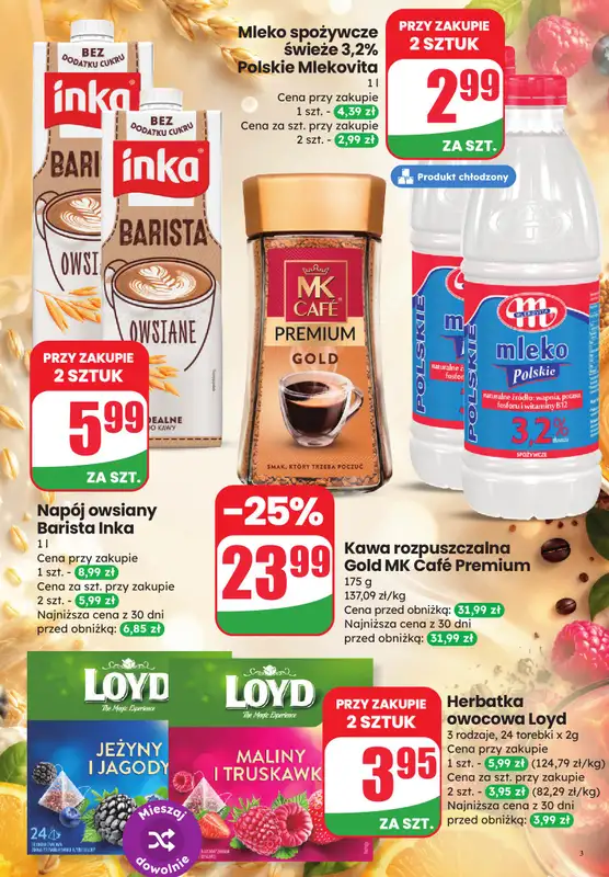 Dino - gazetka promocyjna Weekendowe okazje od piątku 17.07 do soboty 18.07 - strona 3
