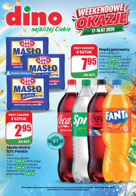 Dino - gazetka promocyjna Weekendowe okazje od piątku 17.07 do soboty 18.07