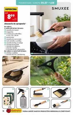 Biedronka - gazetka promocyjna Hity i inspiracje, od 20.07 od poniedziałku 20.07 do środy 05.08 - strona 18