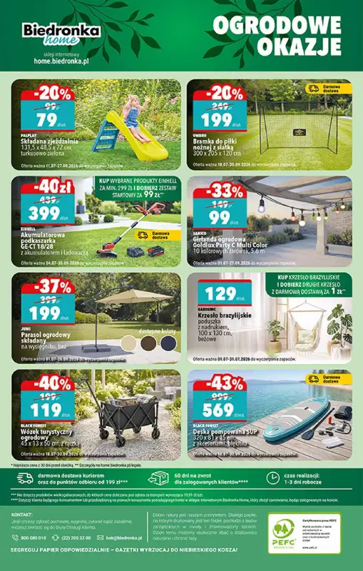 Biedronka - gazetka promocyjna Hity i inspiracje, od 20.07 od poniedziałku 20.07 do środy 05.08 - strona 44