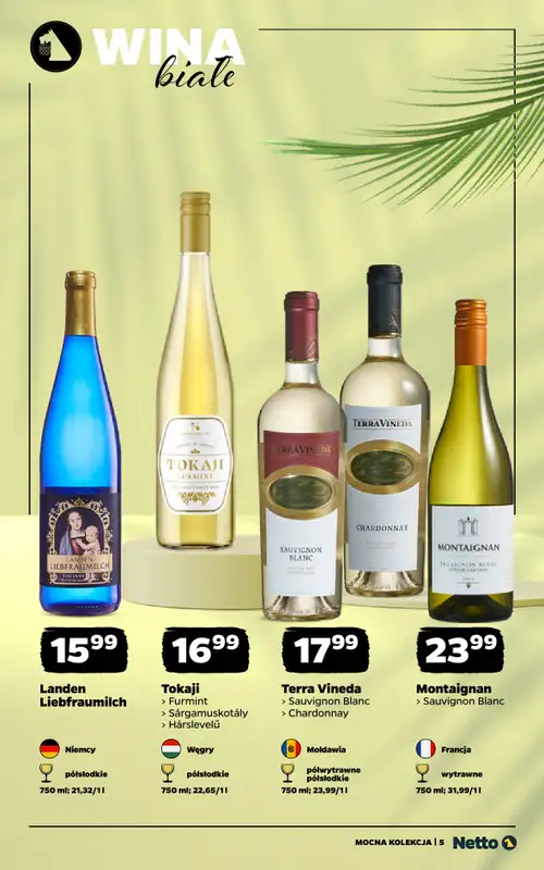 Netto - gazetka promocyjna Mocna Kolekcja - Wina  do soboty 01.08 - strona 5
