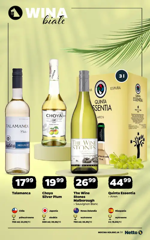 Netto - gazetka promocyjna Mocna Kolekcja - Wina  do soboty 01.08 - strona 7