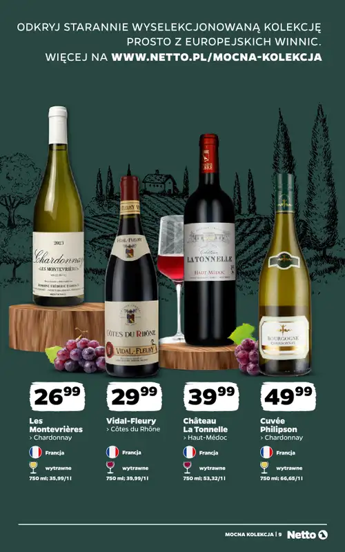 Netto - gazetka promocyjna Mocna Kolekcja - Wina  do soboty 01.08 - strona 9