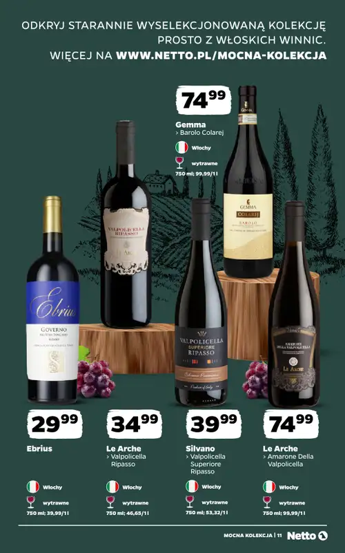 Netto - gazetka promocyjna Mocna Kolekcja - Wina  do soboty 01.08 - strona 11