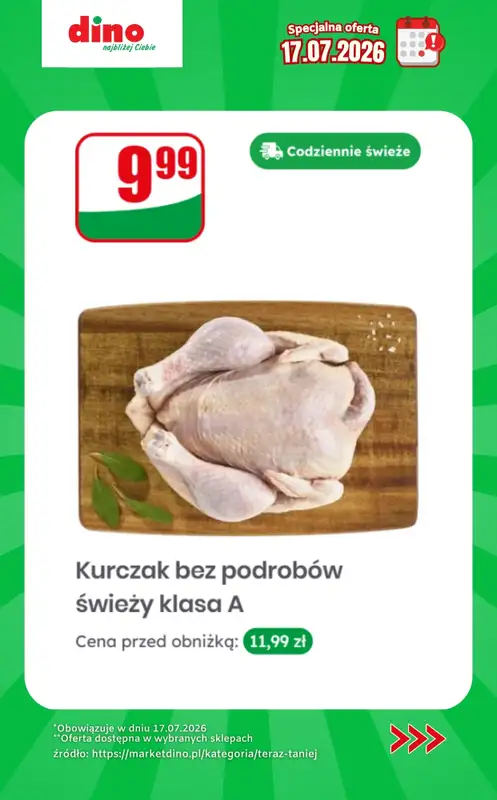 Dino - gazetka promocyjna Specjalna oferta na 17.07.2026 - promocje spoza gazetki od piątku 17.07 do piątku 17.07 - strona 8
