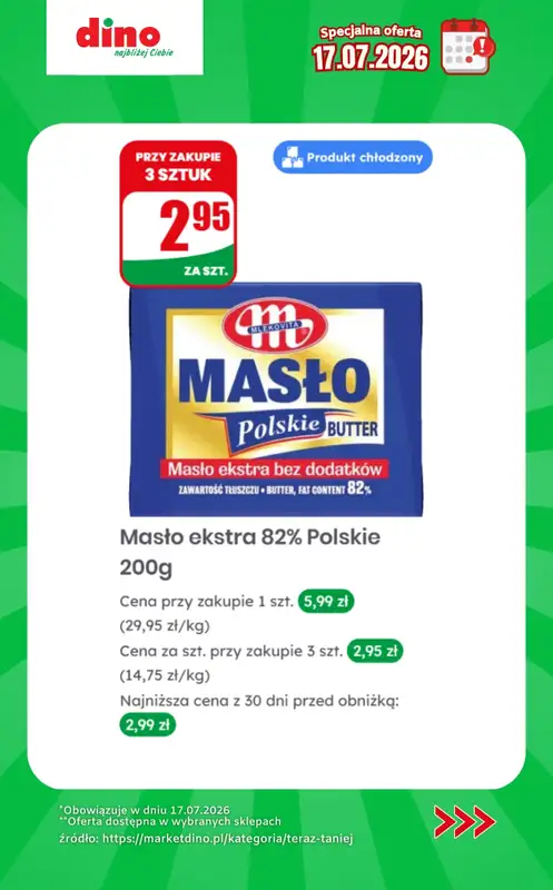 Dino - gazetka promocyjna Specjalna oferta na 17.07.2026 - promocje spoza gazetki od piątku 17.07 do piątku 17.07 - strona 3