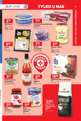 Leclerc - gazetka promocyjna Oferta E.Leclerc I Tanio to tu! od poniedziałku 20.07 do poniedziałku 27.07 - strona 11