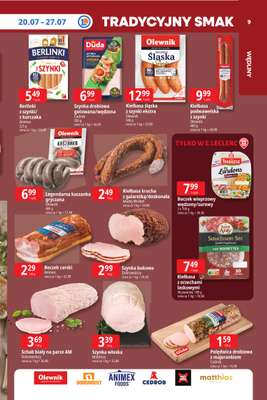 Leclerc - gazetka promocyjna Oferta E.Leclerc I Tanio to tu! od poniedziałku 20.07 do poniedziałku 27.07 - strona 9
