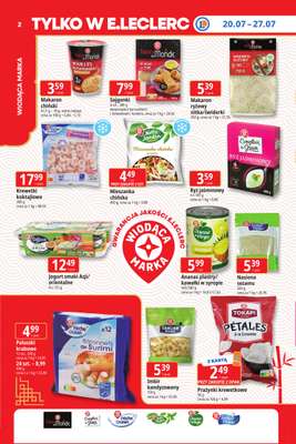 Leclerc - gazetka promocyjna Oferta E.Leclerc I Tanio to tu! od poniedziałku 20.07 do poniedziałku 27.07 - strona 2