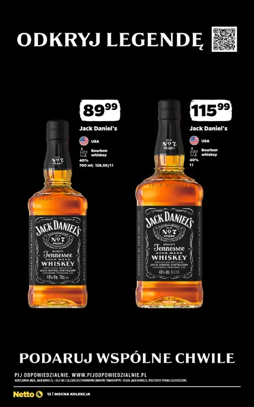 Netto - gazetka promocyjna Mocna Kolekcja - Mocne Alkohole  do soboty 01.08 - strona 12