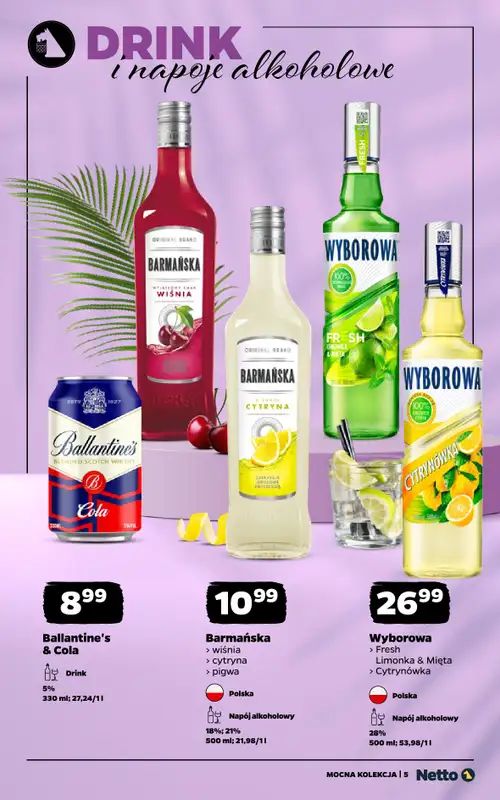 Netto - gazetka promocyjna Mocna Kolekcja - Mocne Alkohole  do soboty 01.08 - strona 5